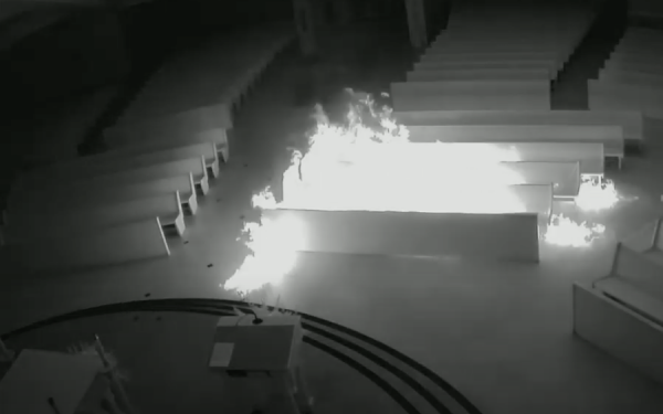 Florida man charged with arson at Florida Catholic church
