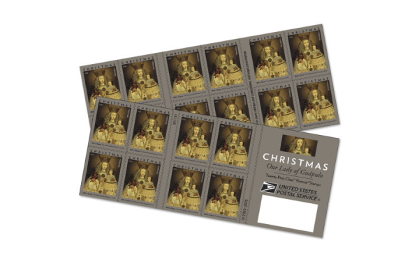 Virgin of Guapulo depicted in 2020 Christmas stamp from USPS
