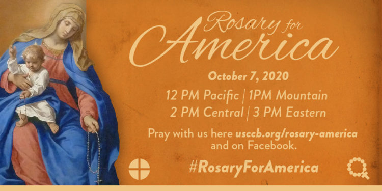 U.S. BISHOPS’ VIRTUAL ROSARY ON THE MEMORIAL OF OUR LADY OF THE ROSARY