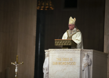 Head of U.S. bishops’ pro-life committee criticizes Joe Biden’s stance on abortion during vigil Mass