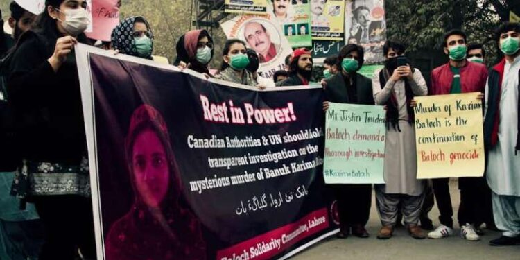 Anger over ‘disgraceful’ burial of activist in Pakistan