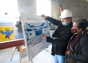 Howard Bishop Middle School community lauds renovation work