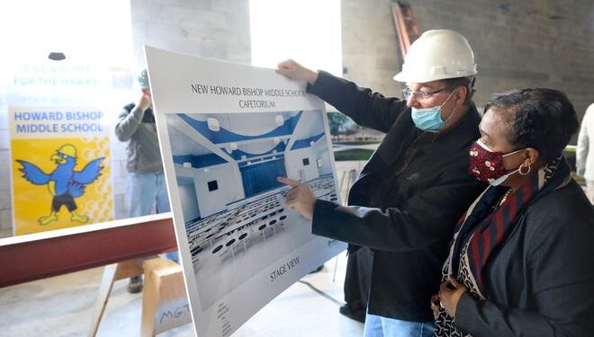 Howard Bishop Middle School community lauds renovation work