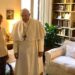 Pope Francis visits writer and Holocaust survivor in Rome