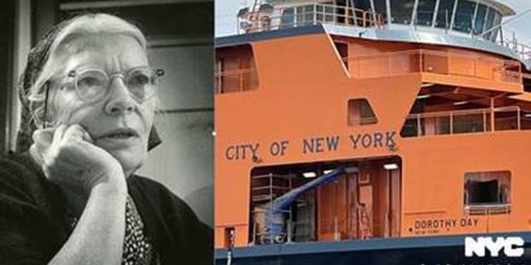 Third new Staten Island Ferry boat to be named for activist Dorothy Day