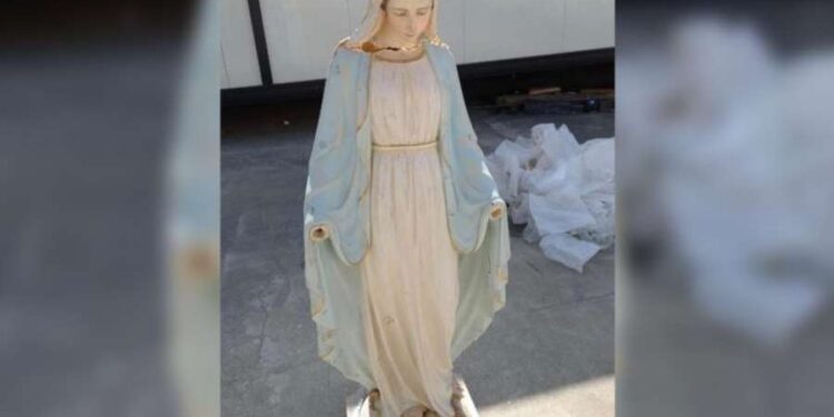 Pope Francis will bless this Virgin Mary statue desecrated by Islamic State