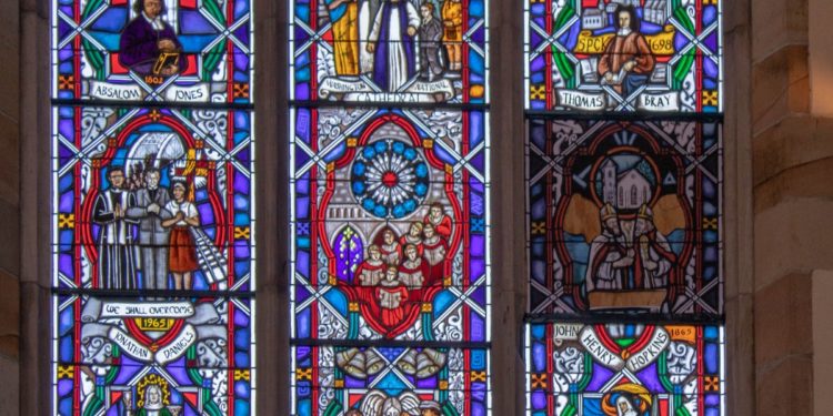 All Saints’ Chapel Reconciliation window changed to Reunification window