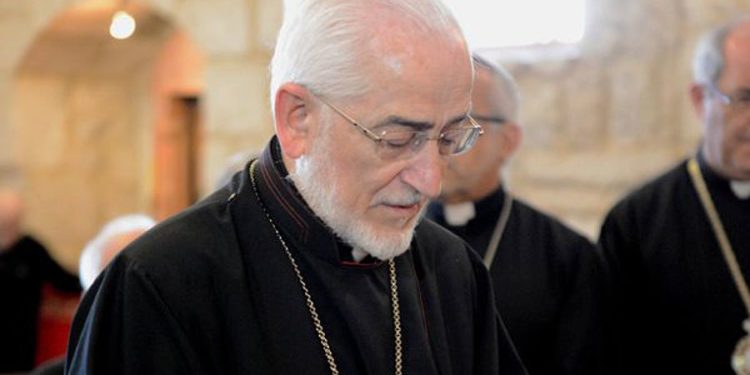Pope Francis honors the late Armenian Catholic patriarch on the day of his funeral
