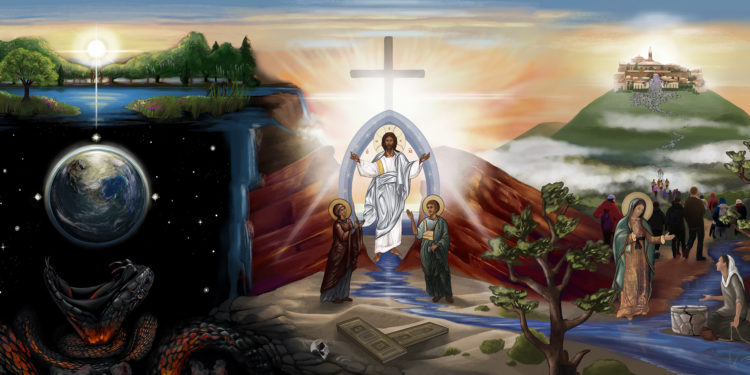 Elizabeth Zelasko on creating the Denver Catholic triptych, ‘Through the Kerygma’