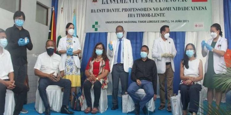 Timor-Leste launches vaccine drive at universities