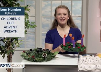 34239_CHILDREN’S FELT ADVENT WREATH
