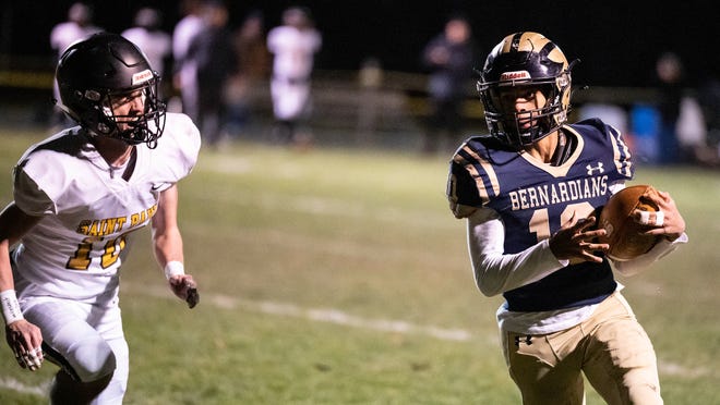 Damien Jones, St. Bernard’s football, St. Paul, Bishop’s Cup