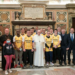 Pope Francis meets the ‘Pope’s Team’ ahead of friendly soccer match