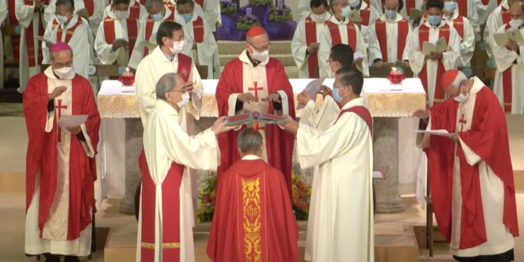 Hong Kong bishop consecrated in Cathedral of Immaculate Conception