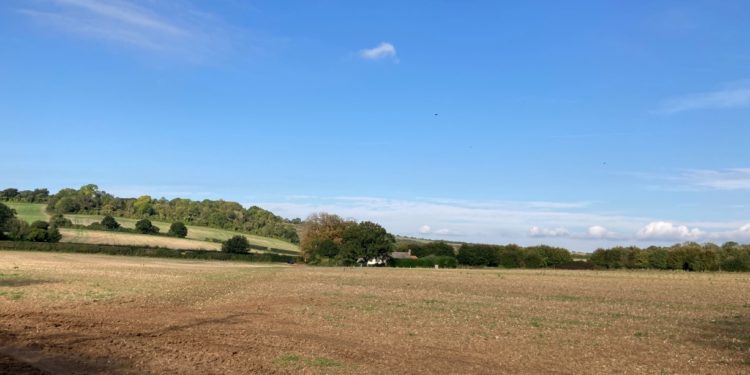 Overhead electricity cables buried by SSEN in order to make view of South Downs National Park from Bishop’s Waltham nicer