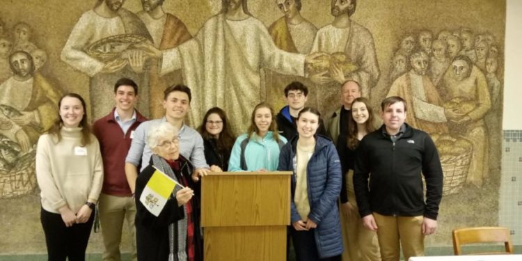 Students have “Dinner and Discussion” with Bishop Persico – The Merciad