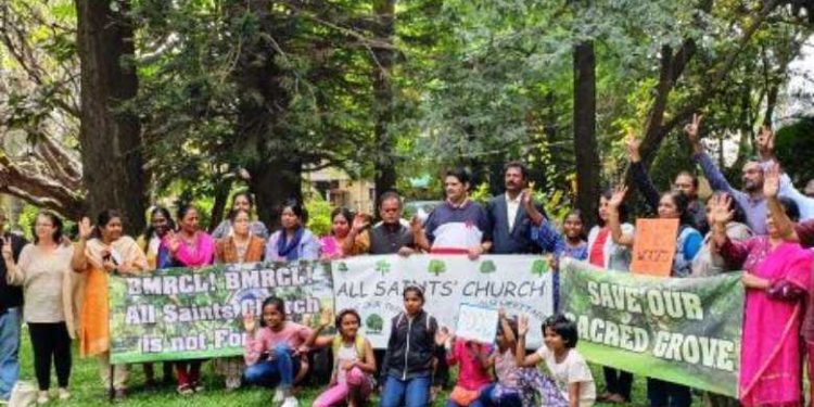 Indian Christians’ struggle saves church land, school