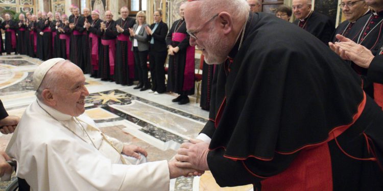 German bishops meet with Pope Francis at the Vatican amid concern over Synodal Way