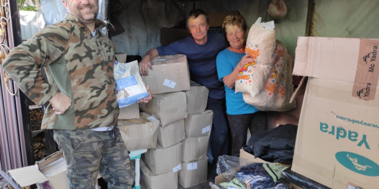 Food shipment feeds hundreds at parish, orphanage and school in Ukraine