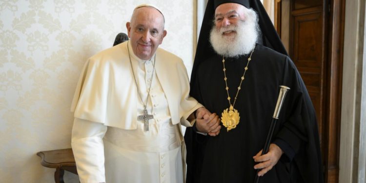 Patriarch of Alexandria met with Pope of Rome