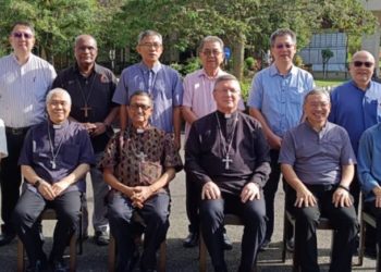 The Catholic Bishops and Religious Superiors meet under the maternal embrace of St Anne