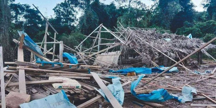 Five die in Myanmar military attack on village churches