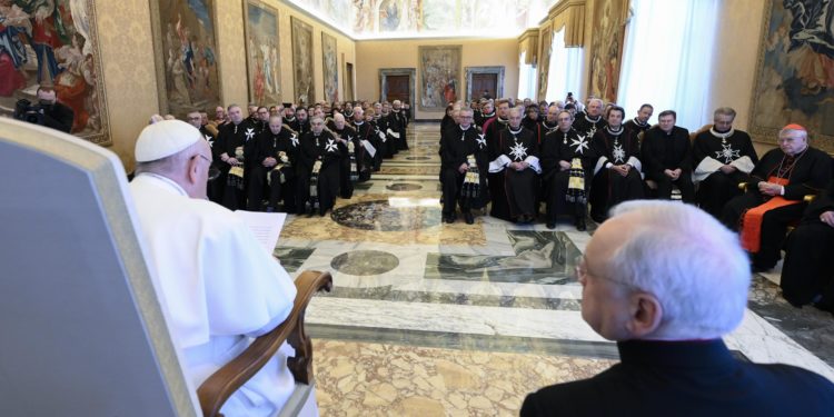 Pope Francis meets Order of Malta as it turns ‘a very important page of history’