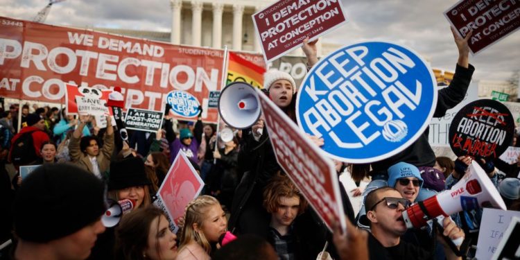Pro-abortion counter-protesters at March for Life were few but loud