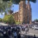 Cardinal Pell’s funeral: Mourners and protesters gather in Sydney to bid farewell