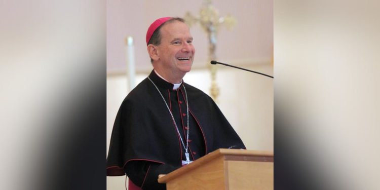 Be joyful, the Eucharist is not just a metaphor, Bishop Burbidge says