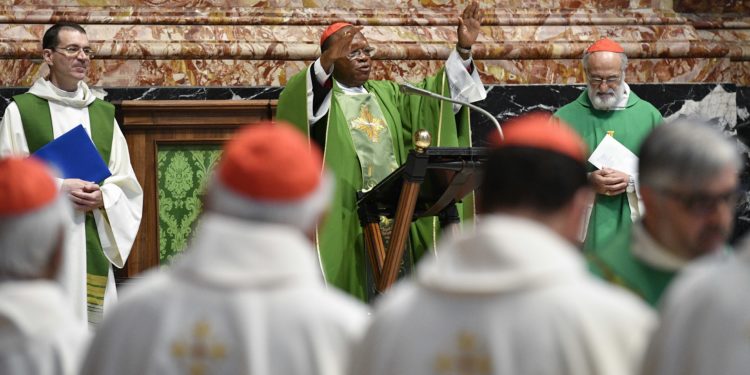 The devil ‘wants to see us divided,’ cardinal says at Synod on Synodality Mass