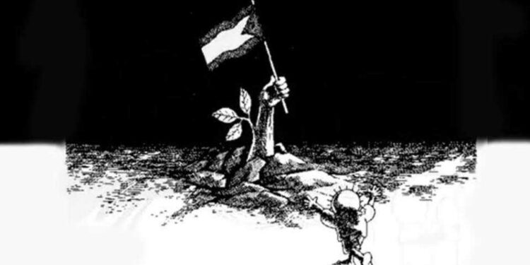 Handala, the Palestinian Child who said Enough to the Horror of War