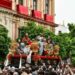 Faithful line the streets of Seville, Spain, for Holy Week processions