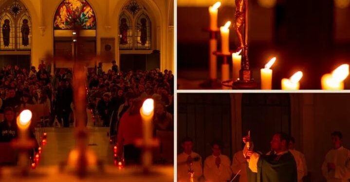 ‘Little miracle of Lille’: How a candlelight Mass gathers hundreds of young people every week in France