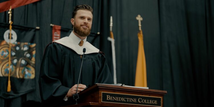 Chiefs’ Harrison Butker chides Catholic leaders in Benedictine College commencement address