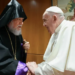 Armenian Church leader, Pope Francis meet at Vatican