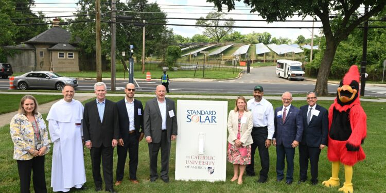 Catholic University of America debuts 25-acre solar array, one of the largest in region
