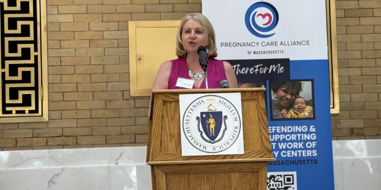 Besieged Massachusetts pro-life pregnancy centers rally at state capitol