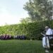 Pope Francis recalls 2014 embrace of Palestine and Israel presidents at prayer for peace in Vatican Gardens