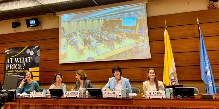 Vatican convenes UN panel urging global abolition of surrogacy