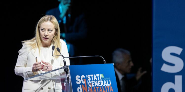 Italy’s prime minister Giorgia Meloni proposes aid for women in financial straits who reject abortion