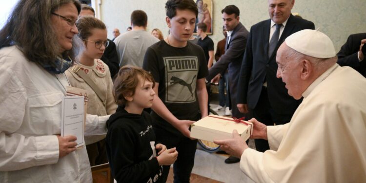 God’s love also comes through people being kind to each other, pope says