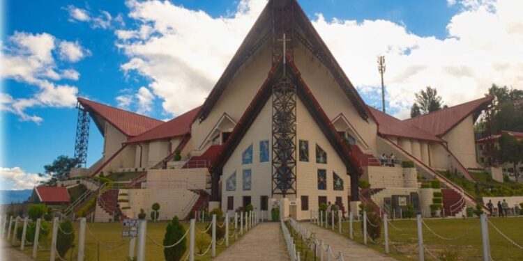 Flower Festival in India to promote tourism to Nagaland cathedral