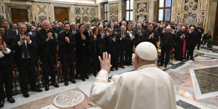 Pope Francis meets with John Paul II Pontifical Theological Institute for Marriage and Family Sciences
