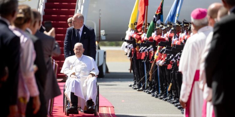 Pope Francis arrives in East Timor, Asia’s youngest and most Catholic country