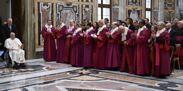 Pope Francis extols ‘gift of indissolubility’ of marriage in speech to Roman Rota