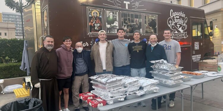 Using food truck to help LA fire victims “round one,” says priest