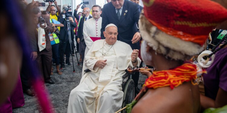 This map shows Pope Francis’ many apostolic journeys abroad