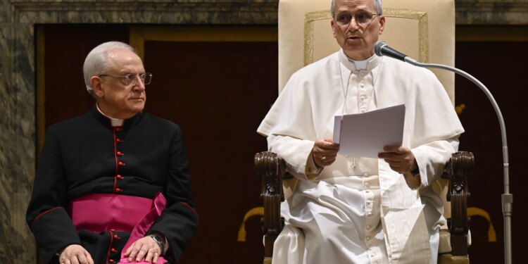 Pope Leo XIV to diplomats: Peace and justice in society can be achieved by investing in the family