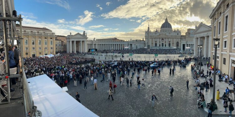 Indian and Pakistani cardinals seen leaving St. Peter’s Basilica together ahead of conclave